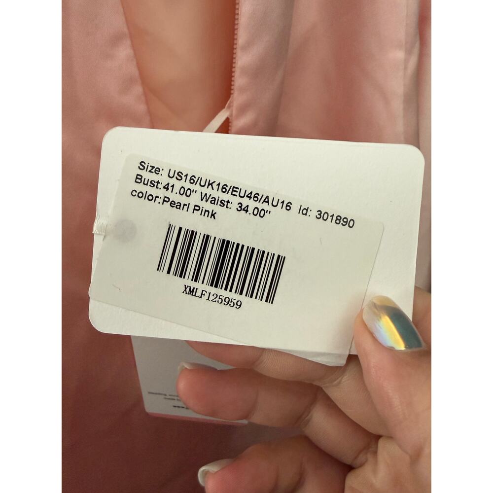 JJ's House Pink Corset Prom/Formal Dress Size 16 NWT - Picture 9 of 10